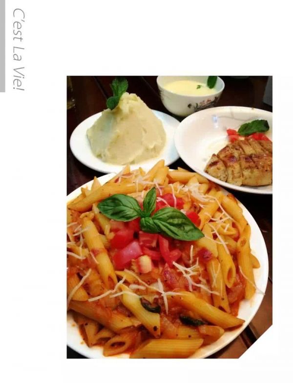 番茄罗勒意大利面