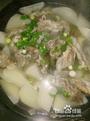 羊肉片汆萝卜的攻略