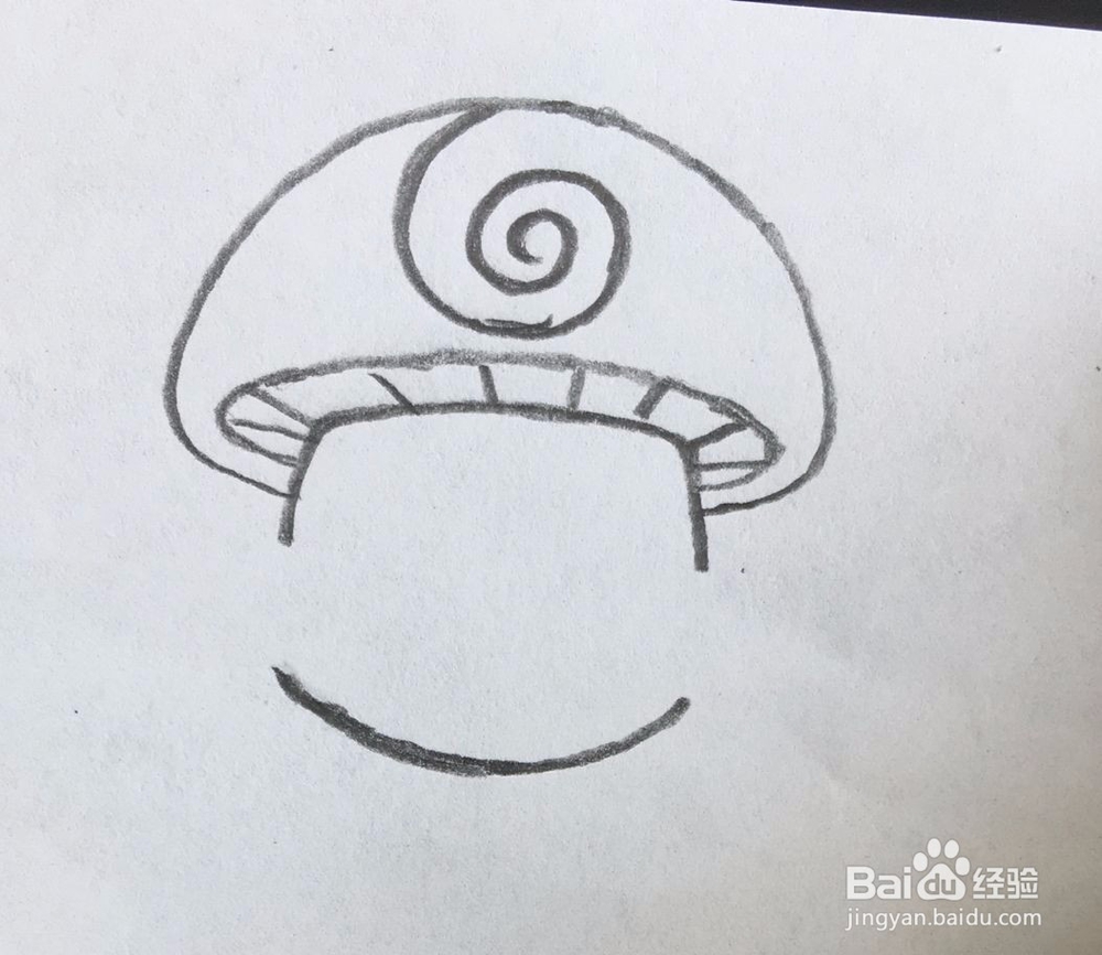 楚楚可怜的蘑菇君如何画
