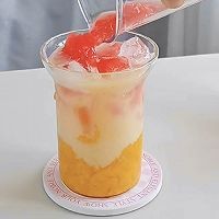 西瓜芒果优格饮品