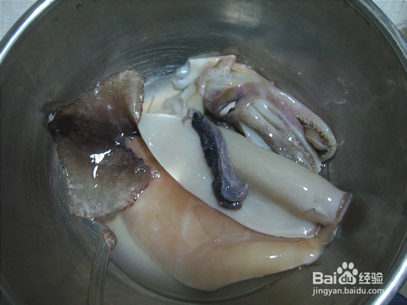 美味海鲜——韭菜炒鱿鱼丝