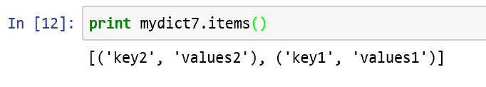 python学习3--字典