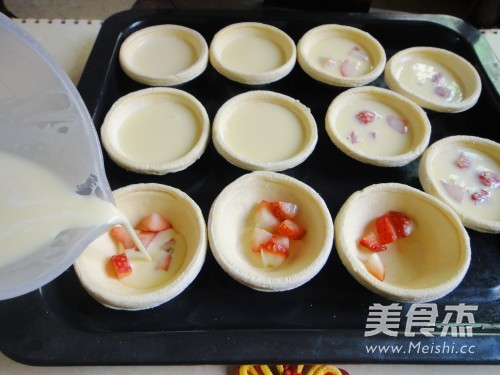 草莓蛋挞的做法
