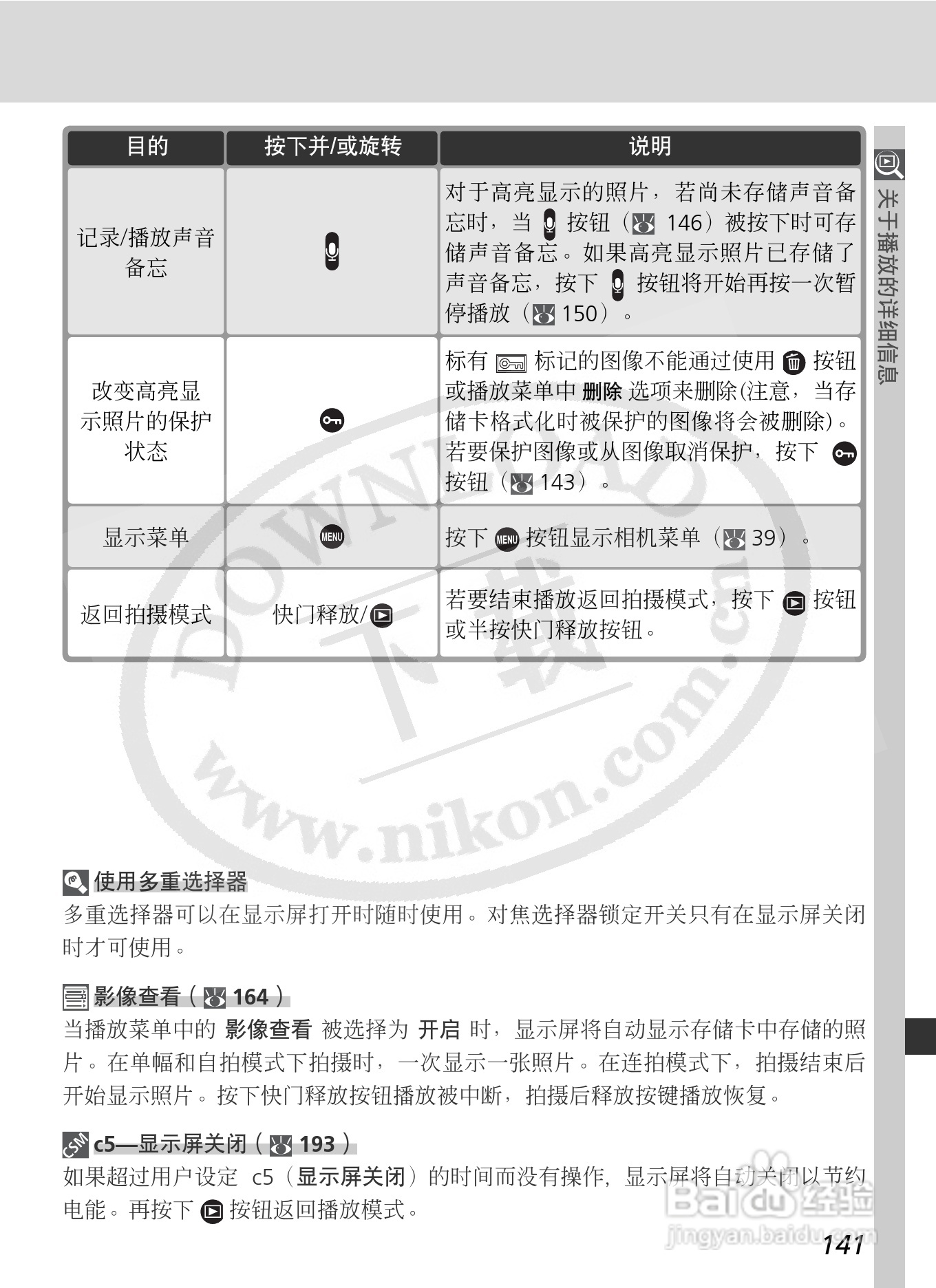 尼康D2X数码相机使用说明书:[16]