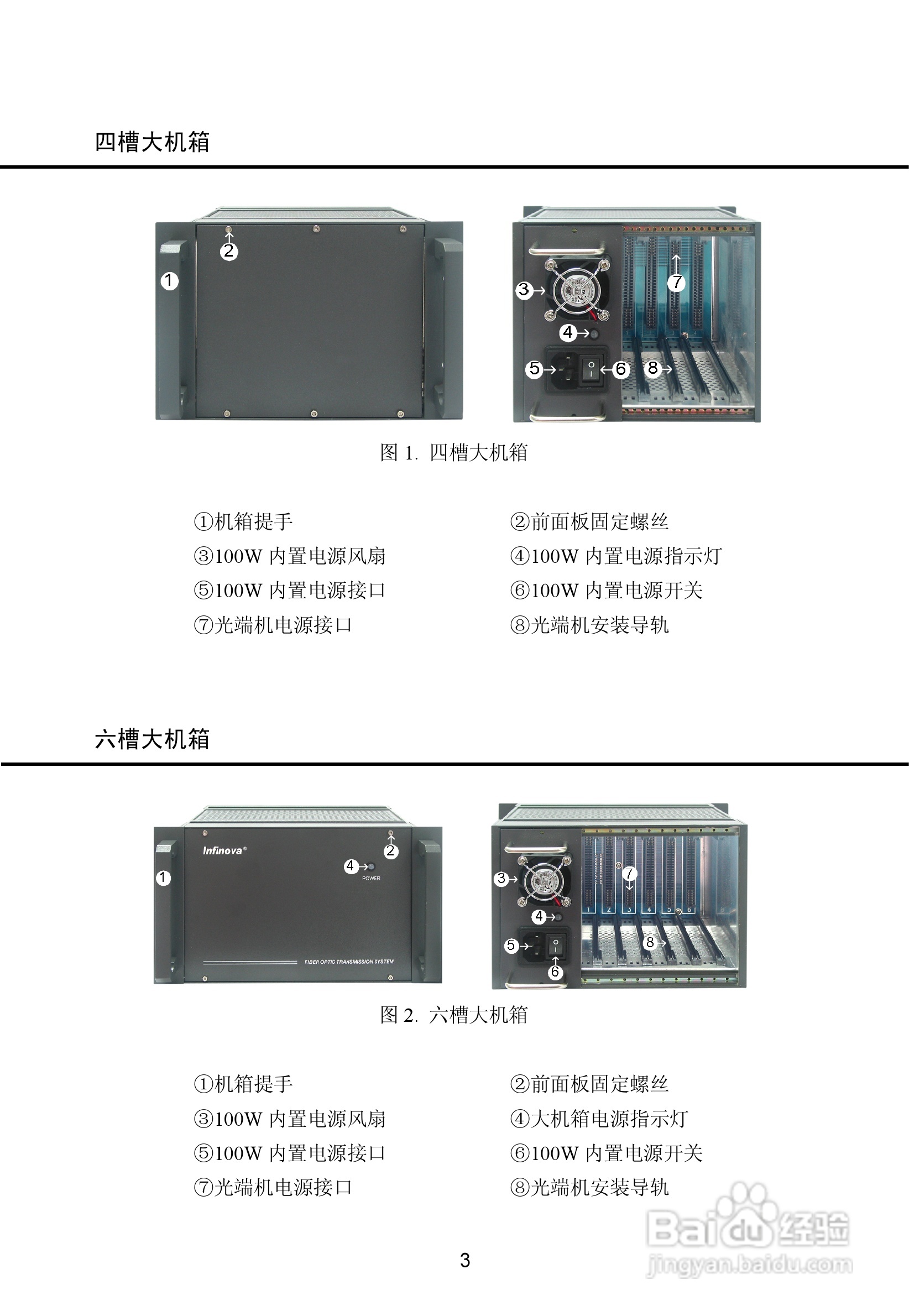 N3910和N3920 系列机箱和电源说明书