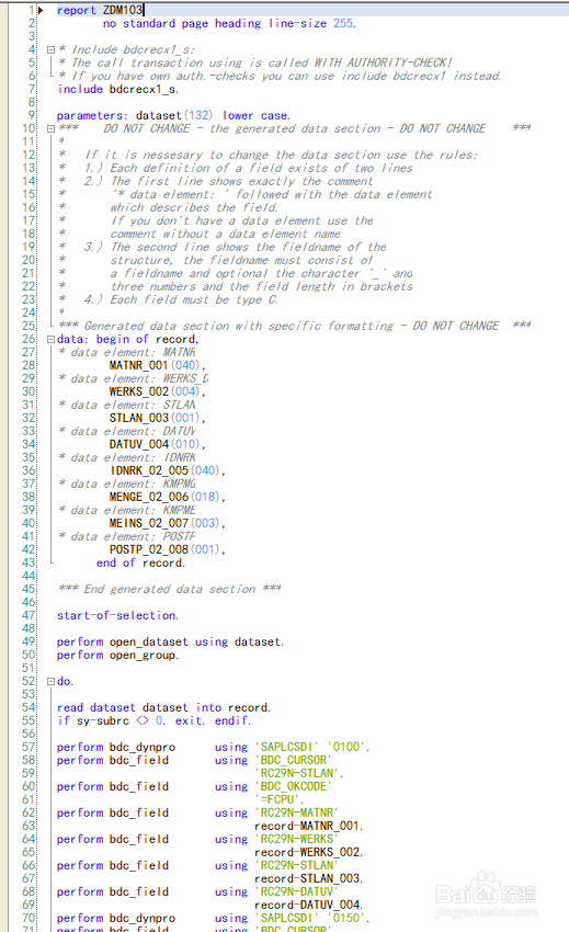 SAP ABAP如何查看修改BDC源代码