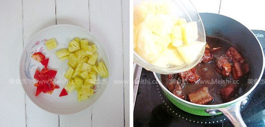 怎么做红烧菠萝排骨？