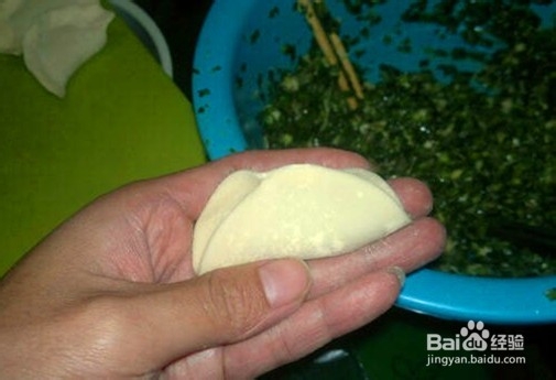 猪肉韭菜水饺制作全记录