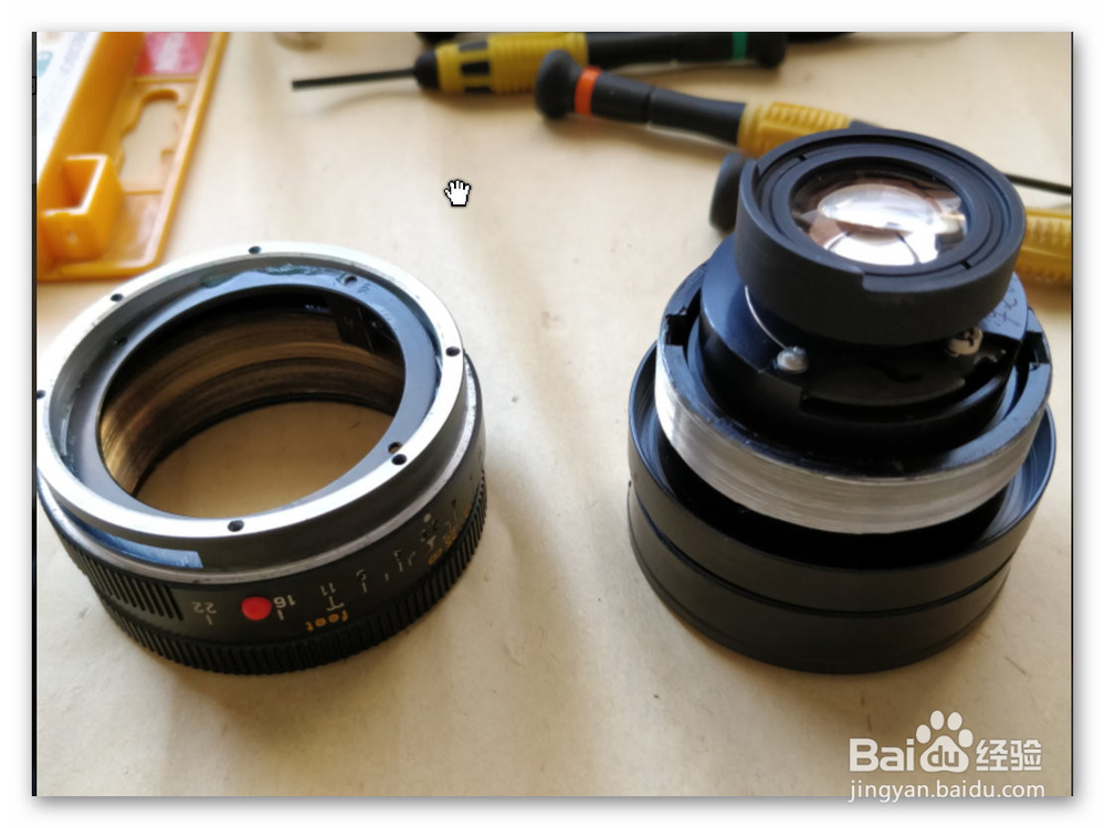 维修R28 调焦环松及对焦紧的问题