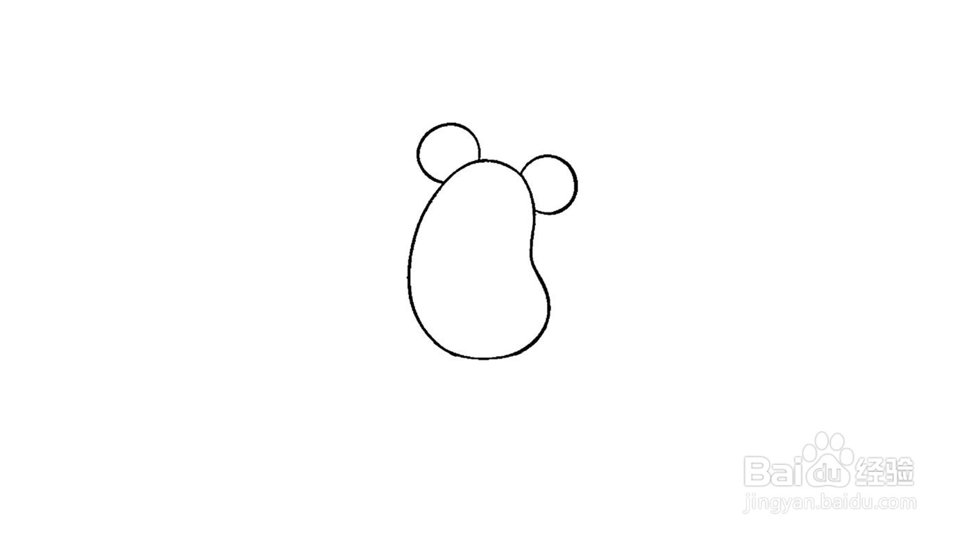 鼠年吉祥简笔画画法分解