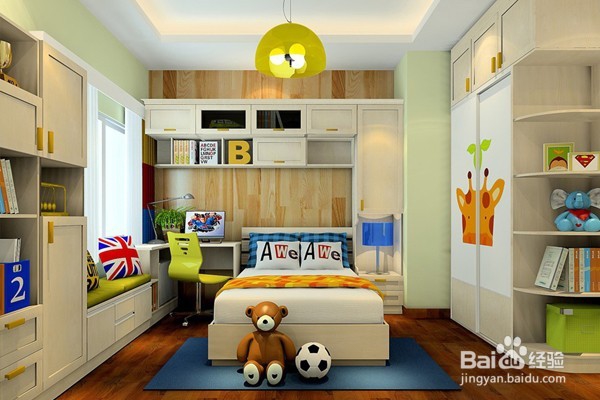 儿童房如此布置,让孩子更爱学习!