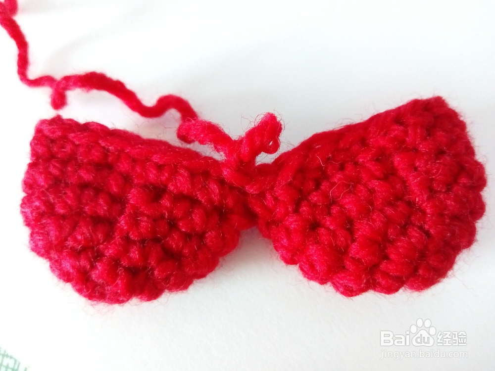 [钩针3]怎样钩立体心形玩偶