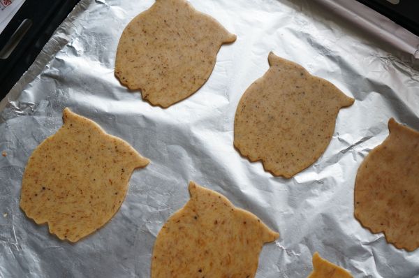 咖啡翻糖猫头鹰饼干