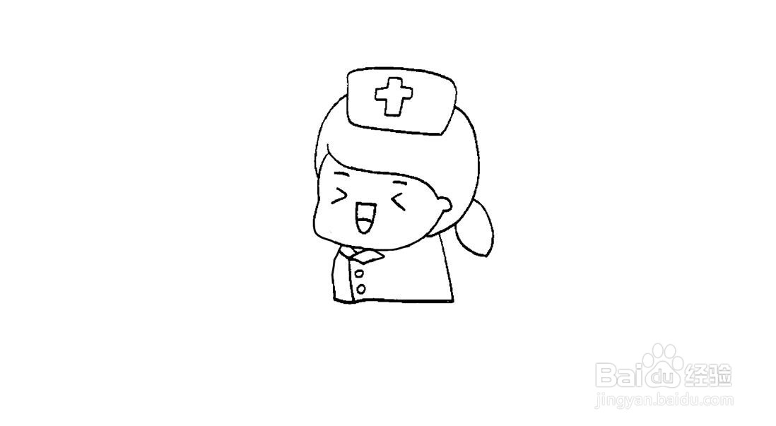 “抗疫”简笔画画法分解