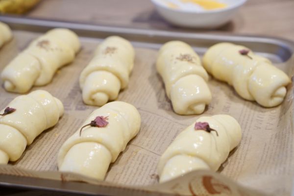 日式樱花盐面包