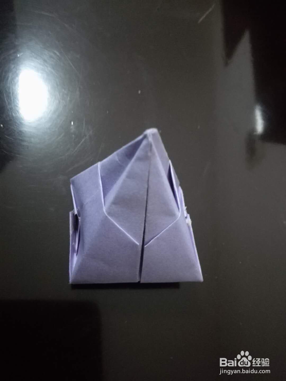 粘贴式四棱锥的折法