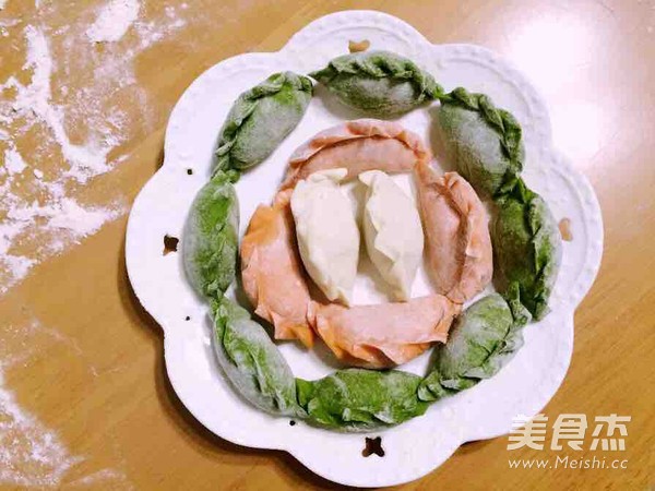 三色猪肉水饺