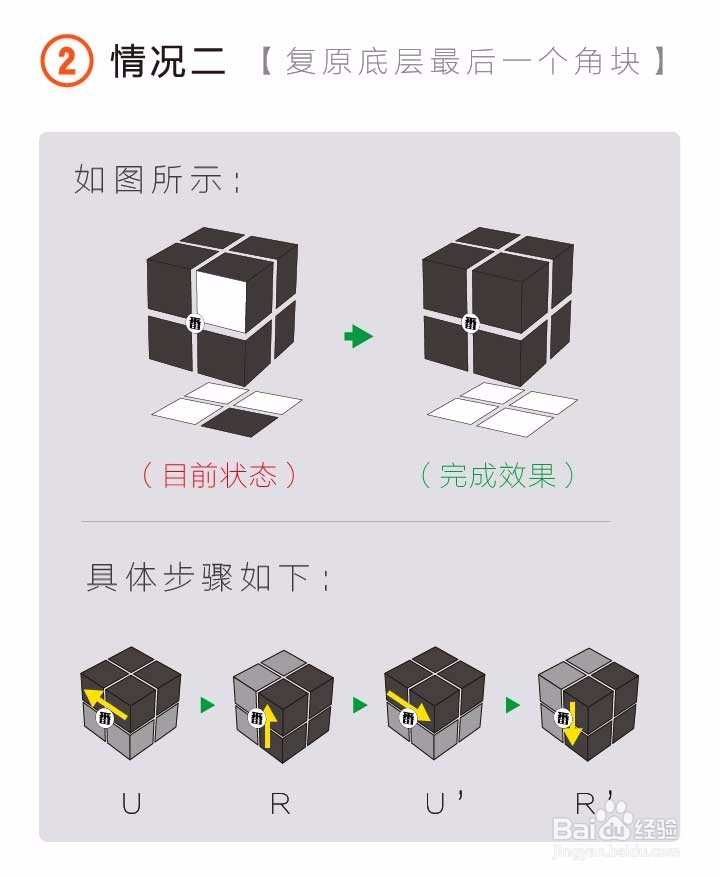 最强大脑魔方选手王鹰豪二阶魔方面先法图文教程
