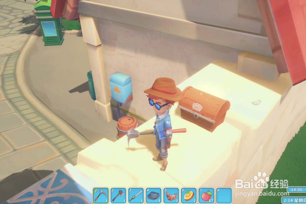 波西亚时光城门上的三个宝箱怎么哪