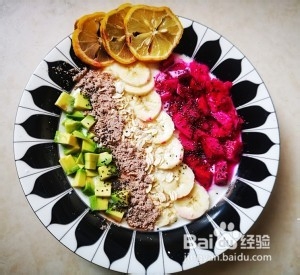 水果营养奶昔碗
