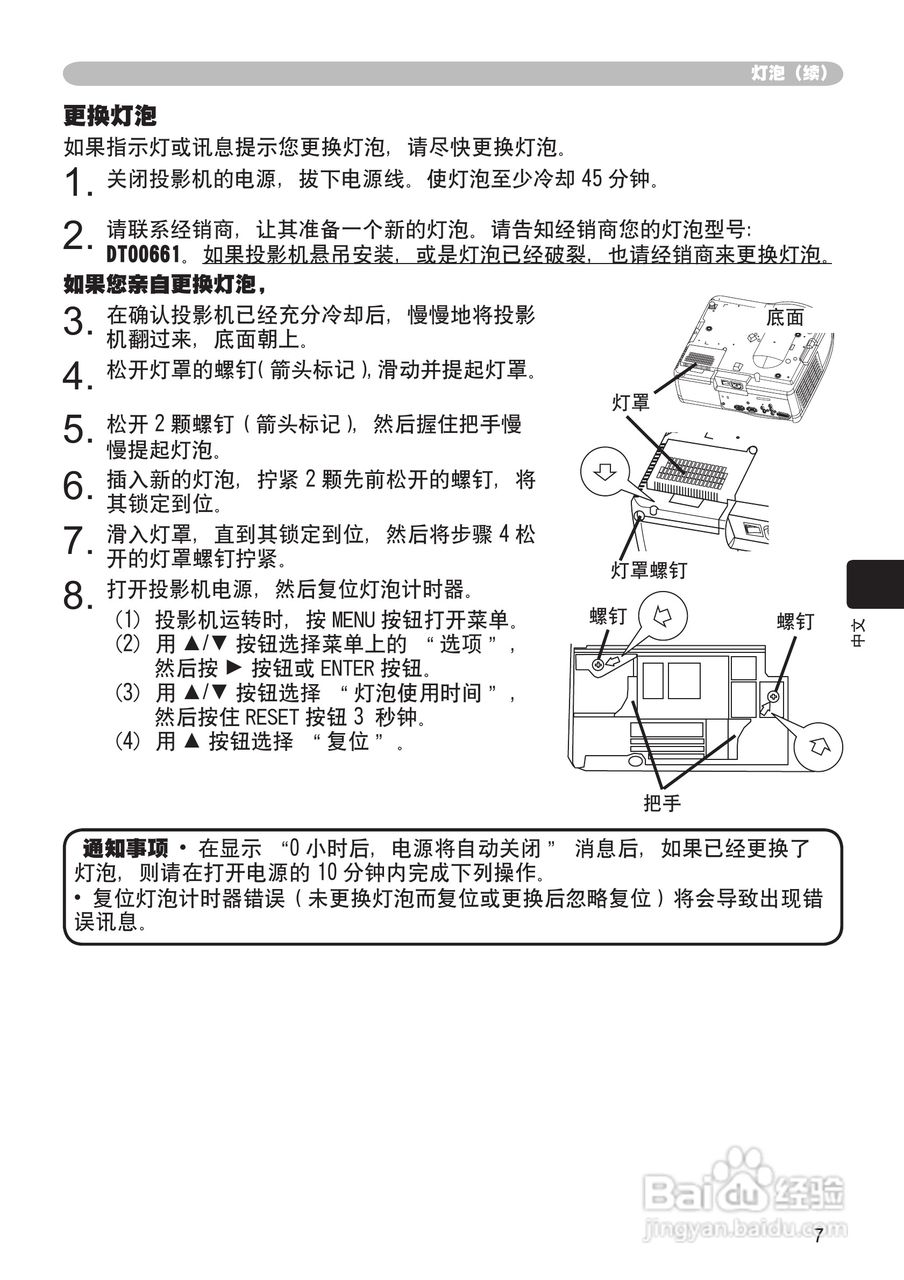 日立 PJ-TX100投影机说明书:[7]