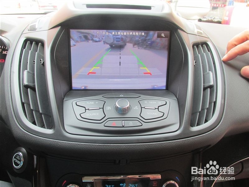 福特翼虎加装导航升级凯立德选配倒车轨迹作业