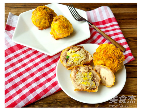 黄金烤鸡腿包饭