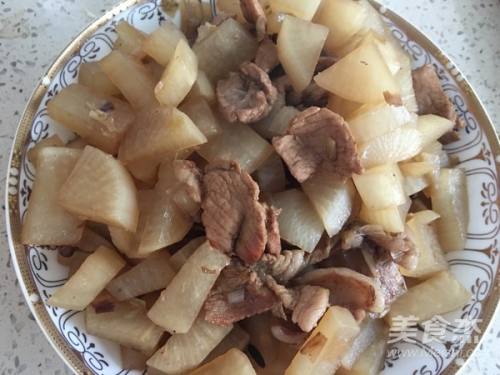 白萝卜炖肉的做法