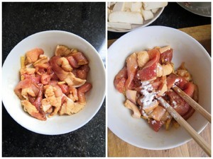 杏鲍菇炒肉片的做法