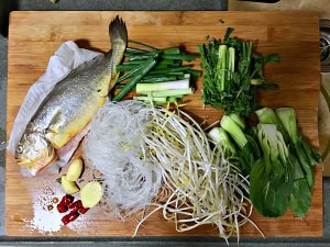 银丝黄花鱼的做法