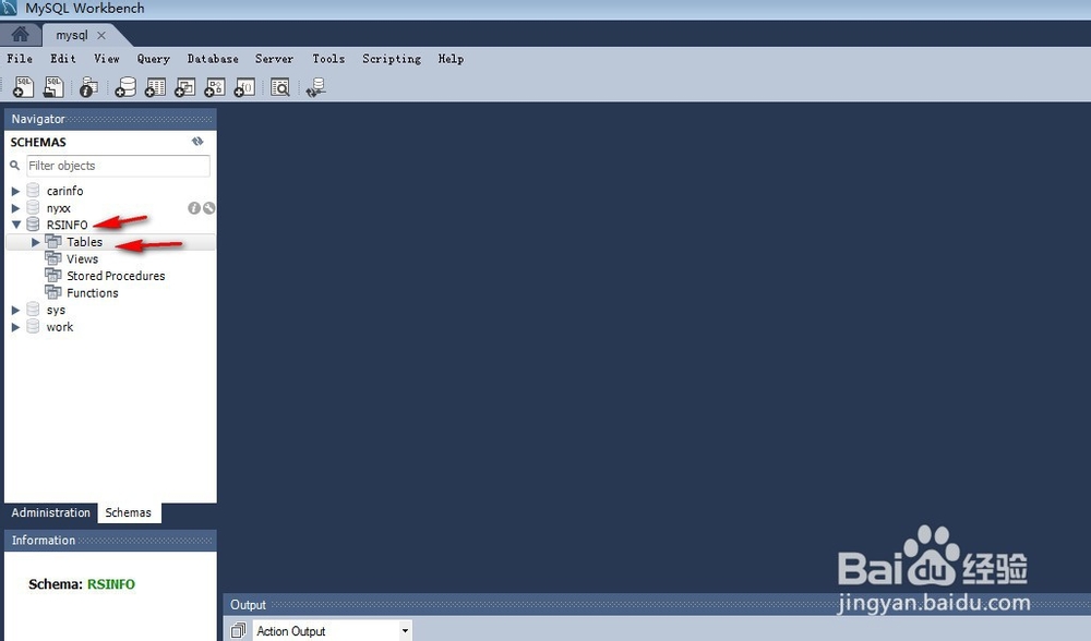如何使用mysql workbench工具管理数据表