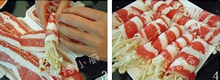 家常菜;肥牛金针菇做法图解