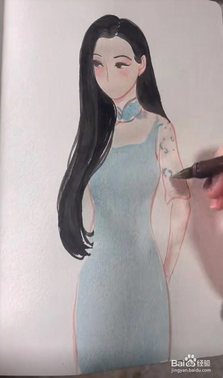 景甜的司藤怎么画