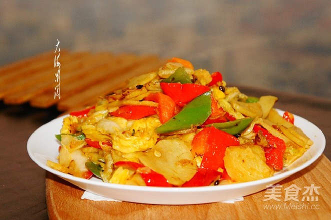 椒香土豆片的做法