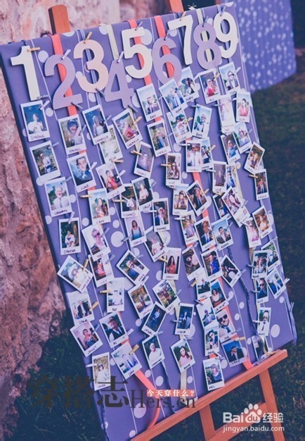 婚礼创意之如何DIY一个漂亮的婚礼照片墙