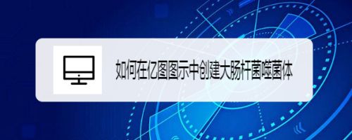 如何在亿图图示中创建大肠杆菌噬菌体