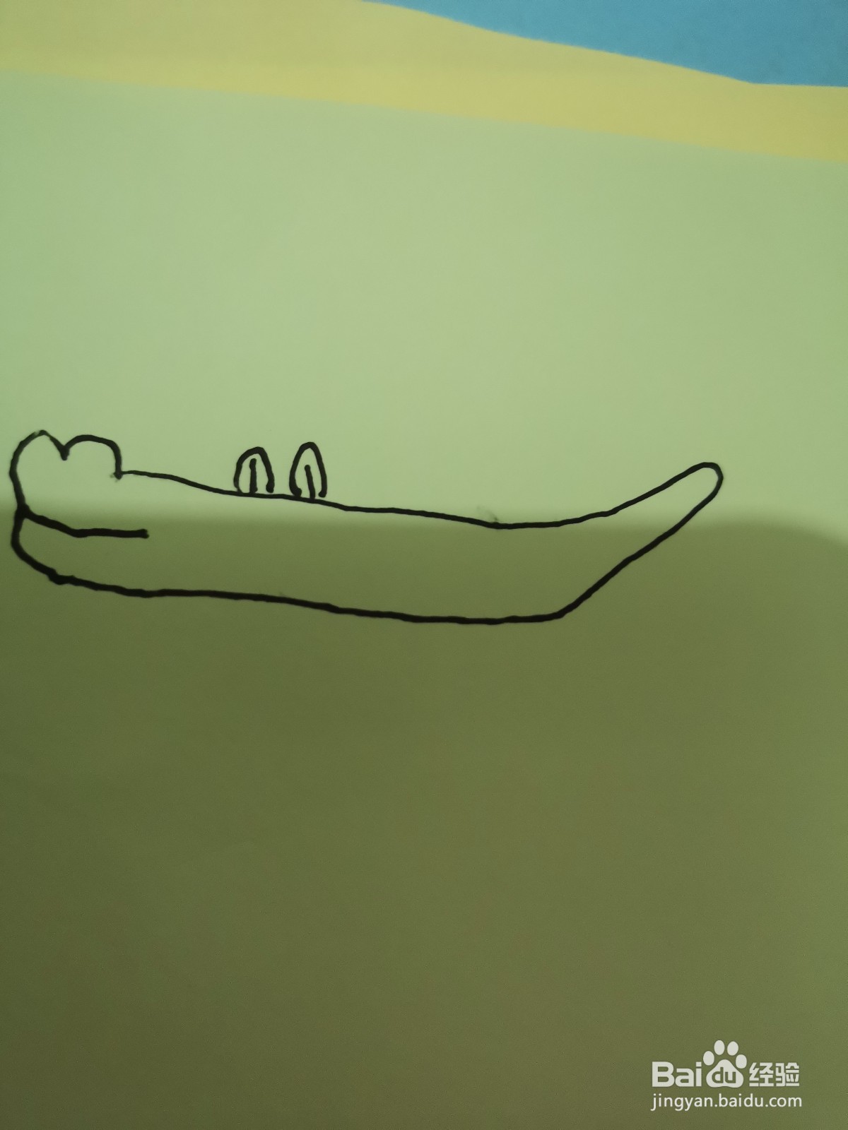 简笔画鳄鱼怎么画？