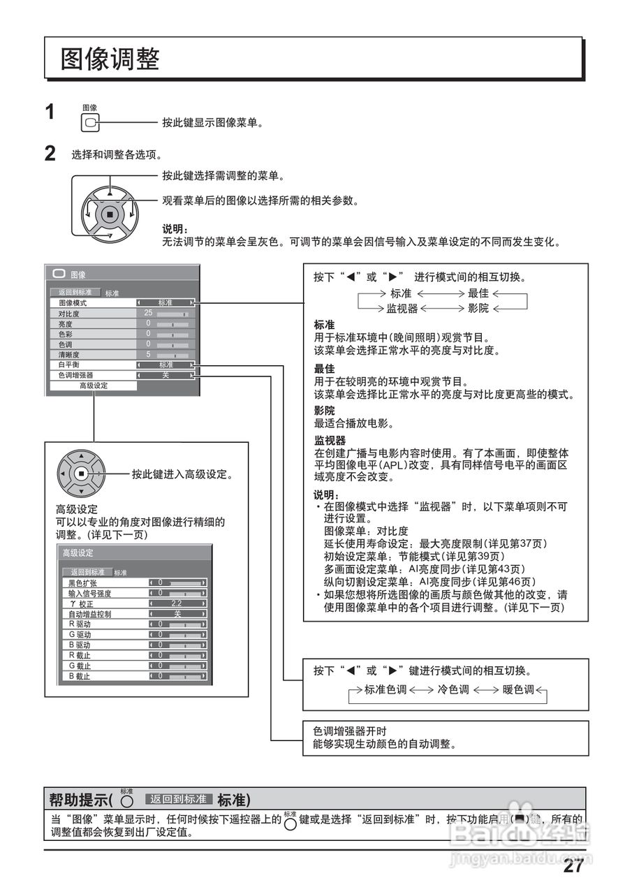 松下TH-65PF20C等离子监视器使用说明书:[3]