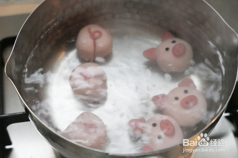 怎么做萌萌猪汤圆?