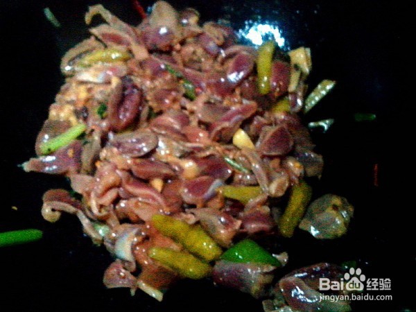 爆炒鸡杂的做法