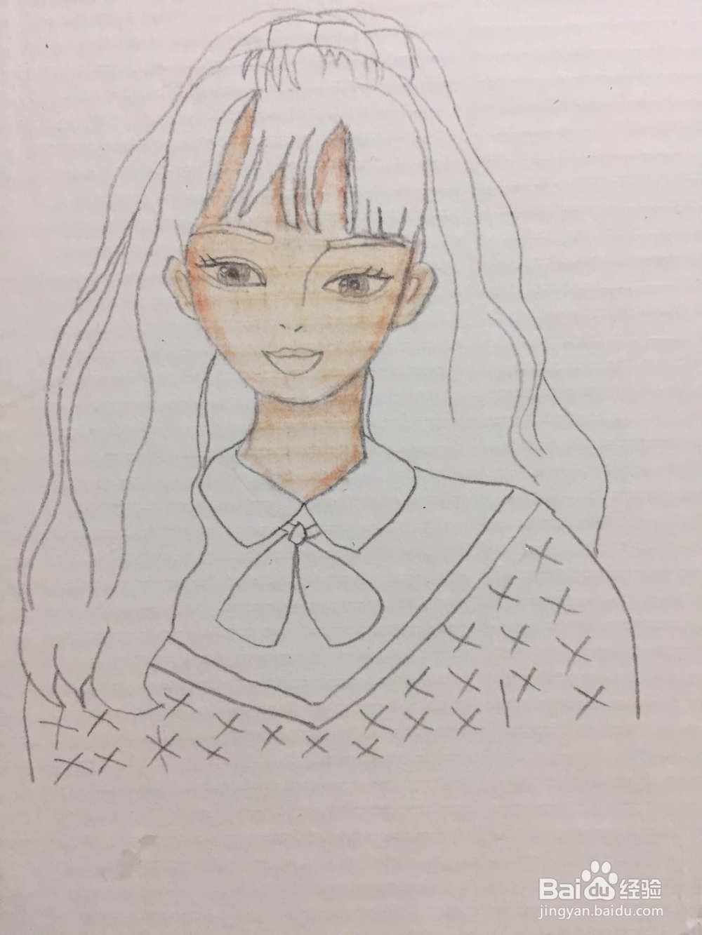 插画教程之美丽的女孩