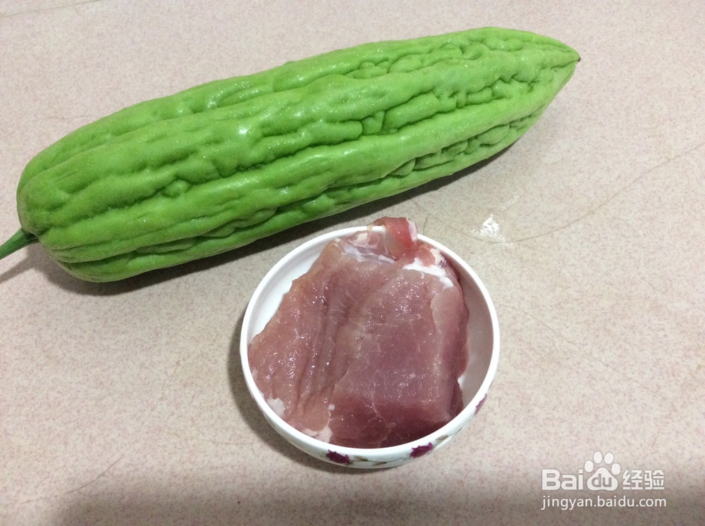 糖醋苦瓜里脊肉的做法