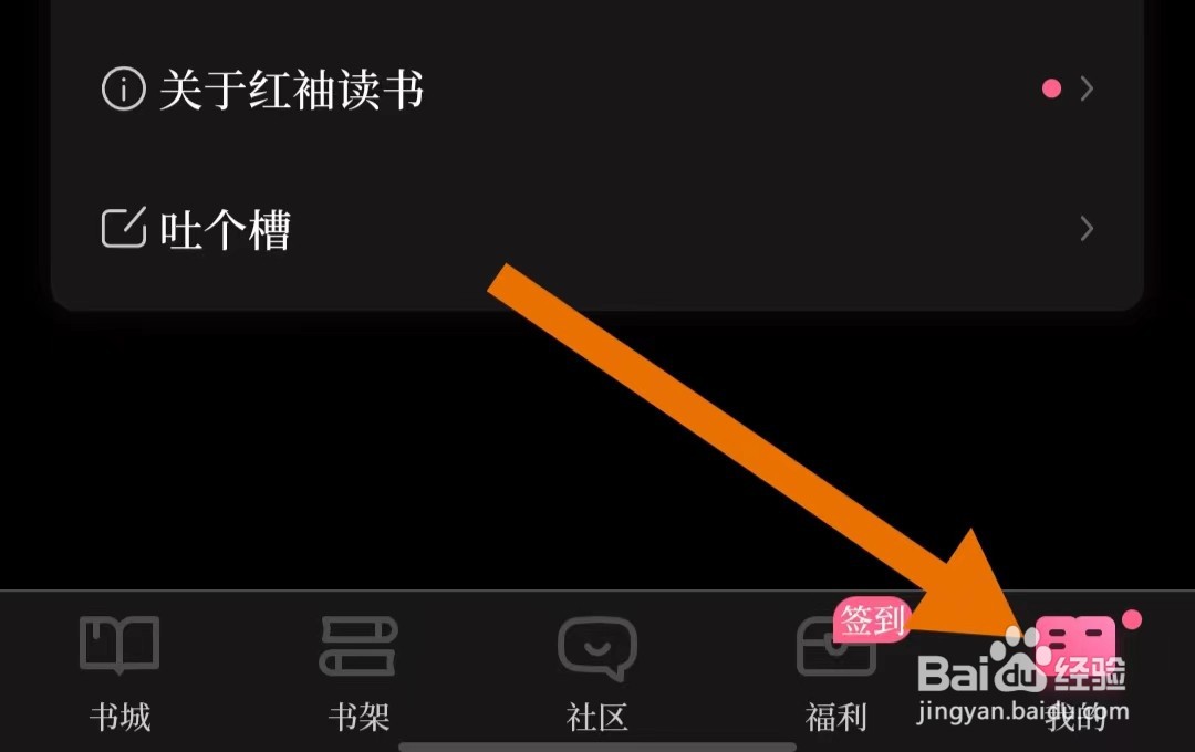 红袖读书软件怎么开启日/夜间跟随系统