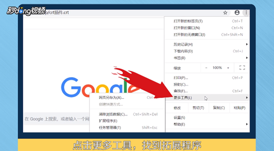 crx插件怎样安装到goole浏览器