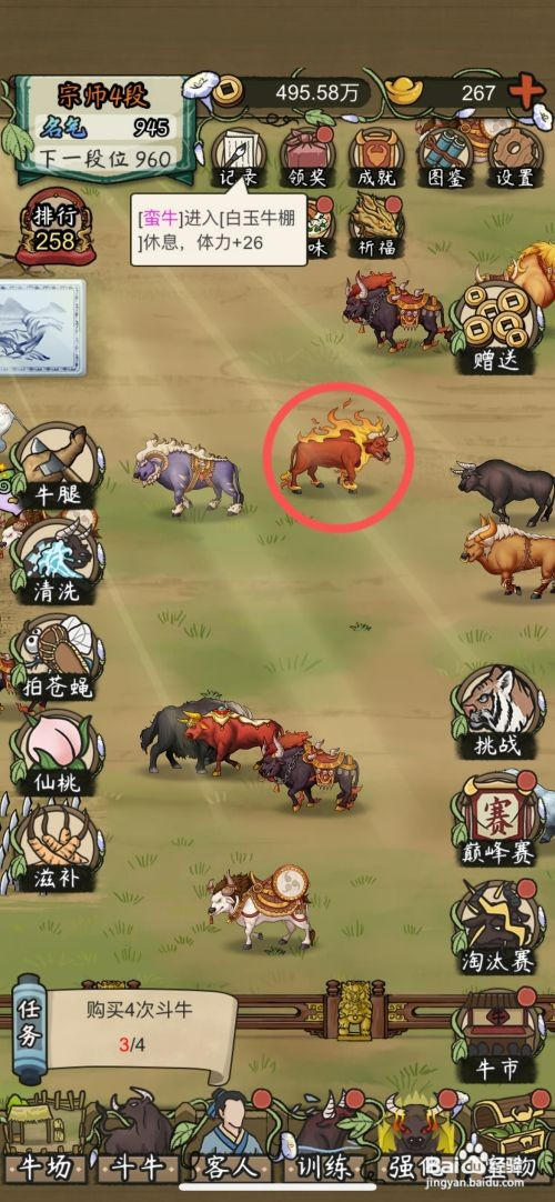 叫我养牛王如何才能放生牛场的红牛