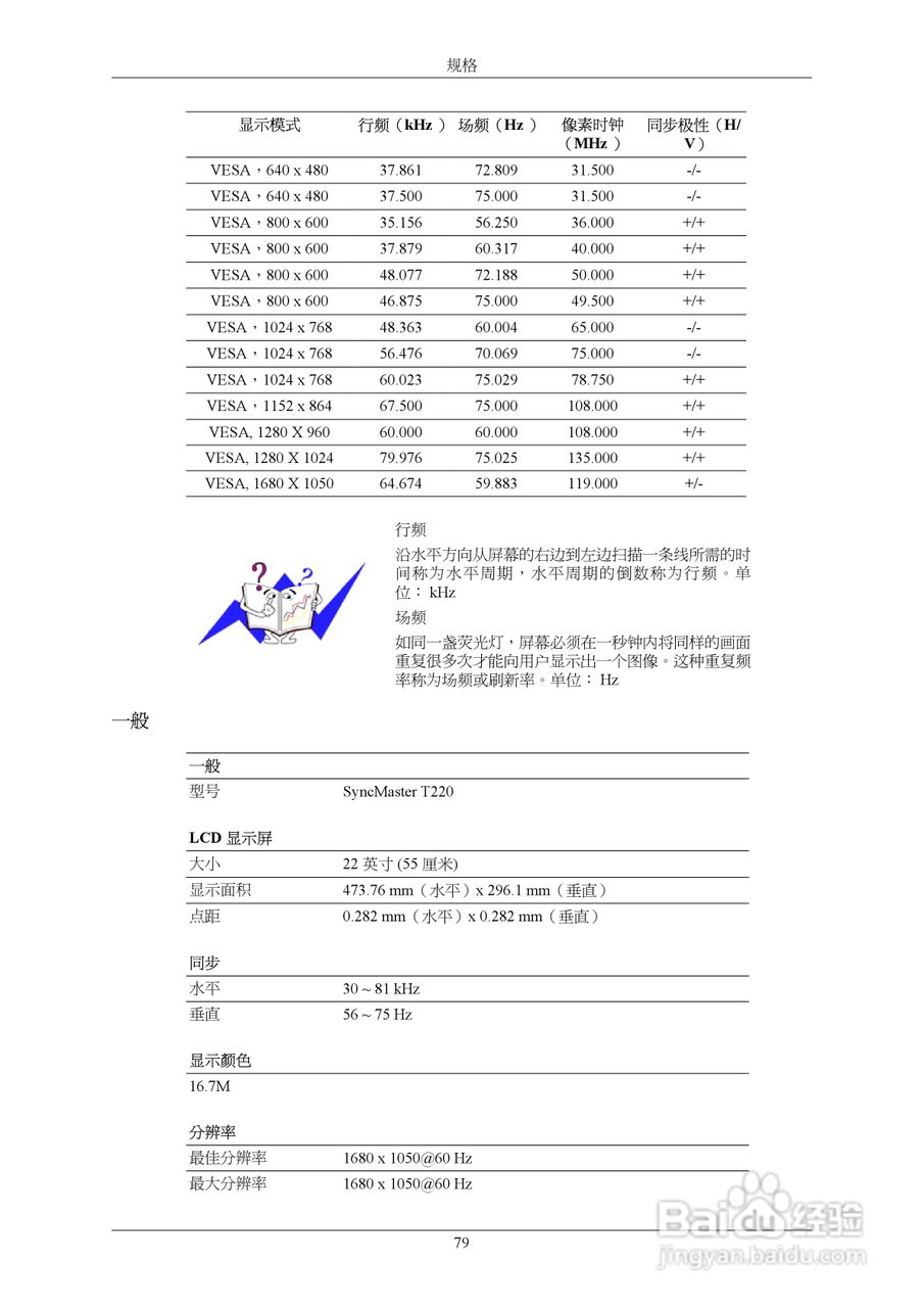 三星T220液晶显示器使用说明书:[8]