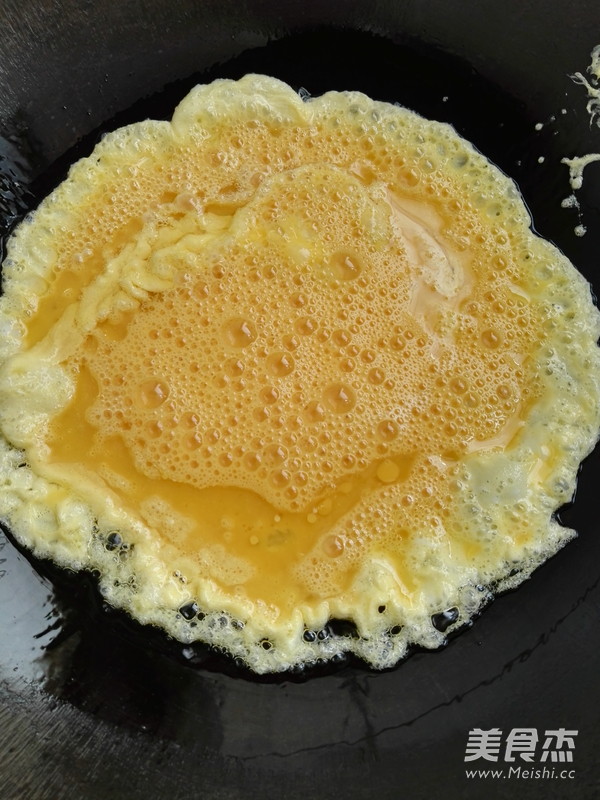 荠菜炒鸡蛋的做法