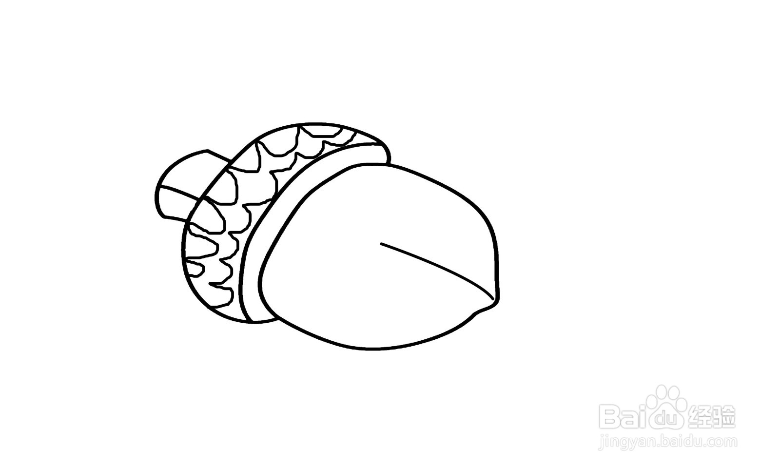 简笔画橡果怎么画