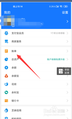 支付宝如何查询历史月账单