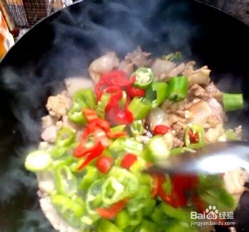 家常菜之:农家小炒肉加香菇蒸蛋